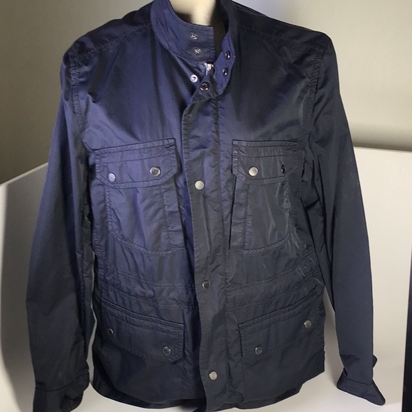 Theory Anorak active twill Men’s Yost style jacket. Black Size Large. - Picture 3 of 11